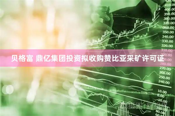贝格富 鼎亿集团投资拟收购赞比亚采矿许可证